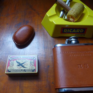 Flachmann Leder Zinn Alexander von Bronewski Flask Leather Pewter 1490