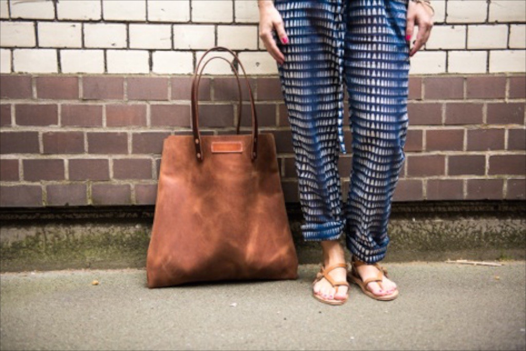 Leder Tote Bag Iris Little Years Berlin   1534