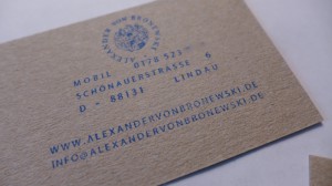 Logos Alexander von Bronewski Manufaktur 591