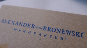 Logos Alexander von Bronewski Manufaktur 592