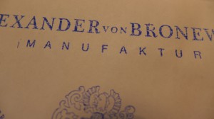 Logos Alexander von Bronewski Manufaktur 593