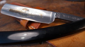 etui stift rasiermesser leder